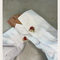 Christmas Hat 13mm Button Cover