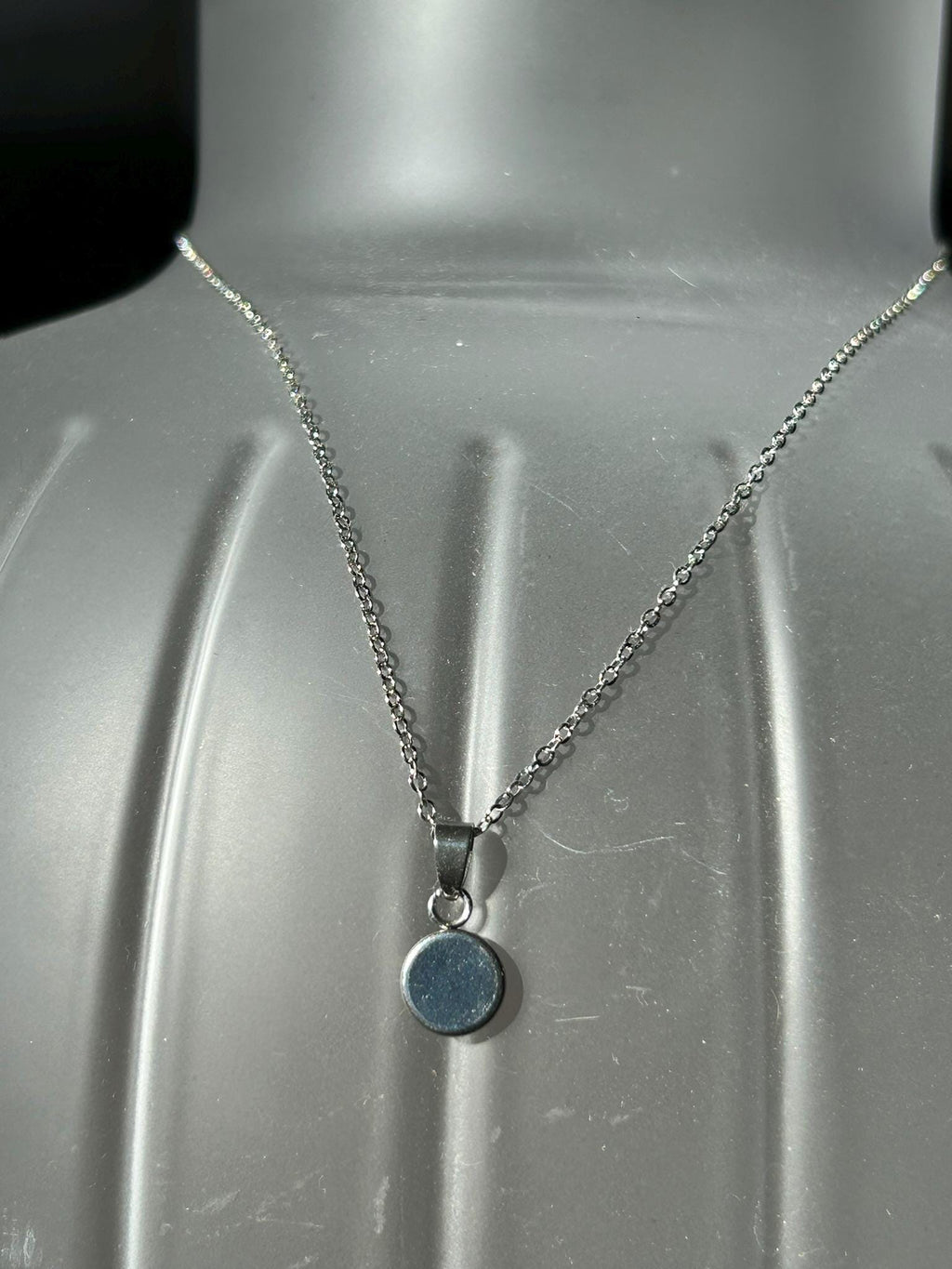 Necklace Rugged Silver 47cm for Button Covers
