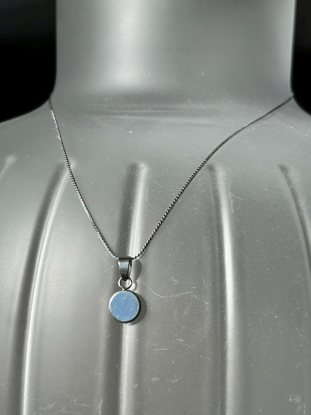Necklace Finely Silver 45cm for Button Covers