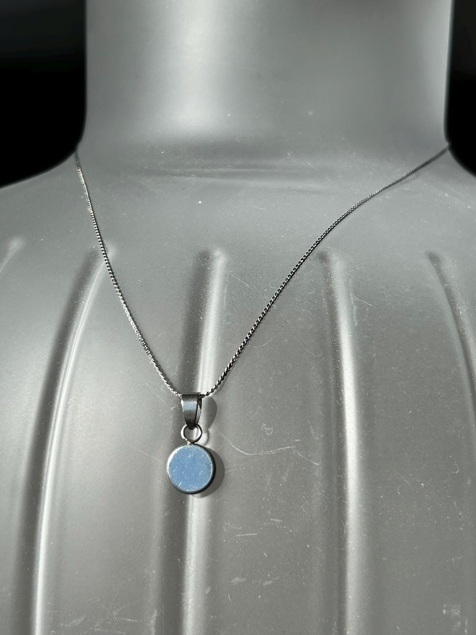 Necklace Finely Silver 45cm for Button Covers