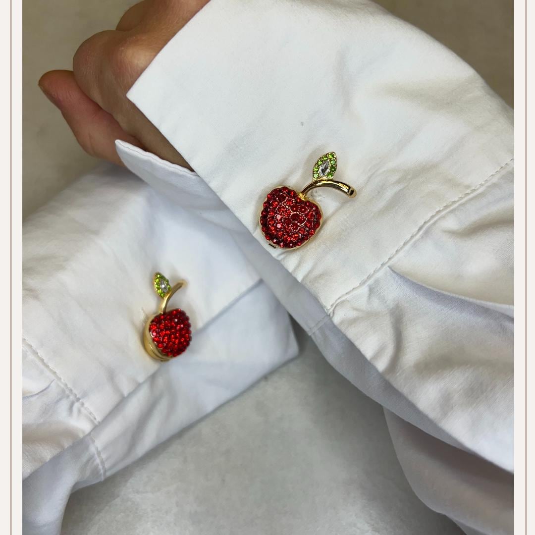 Sparkling Cherry Button Cover