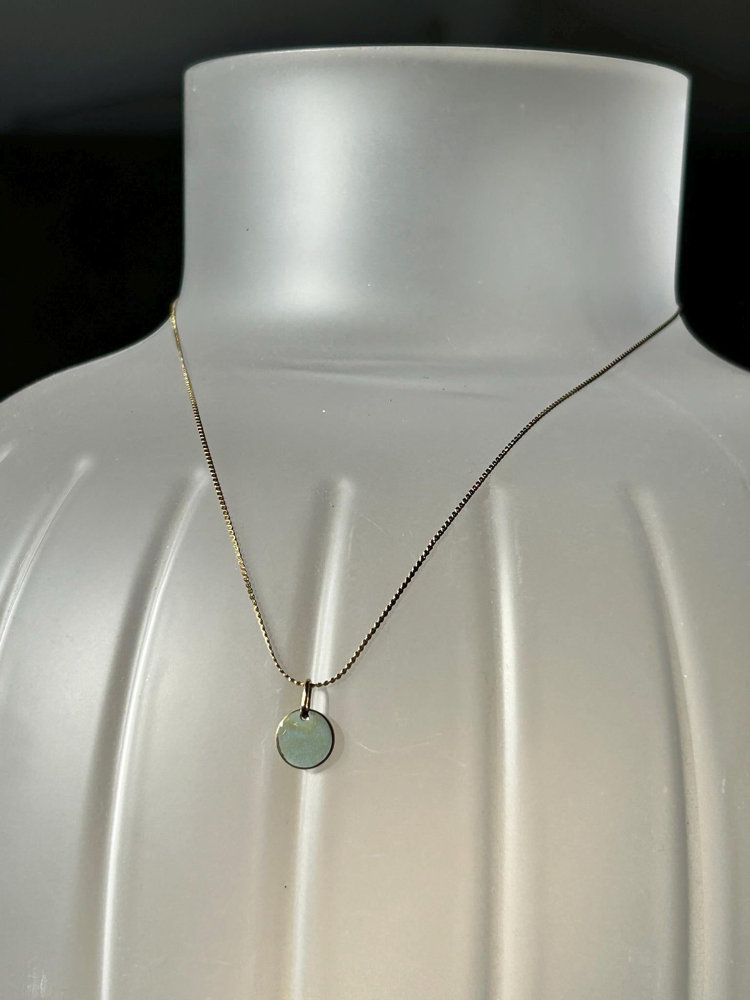 Necklace Finely Gold 45cm for Button Covers