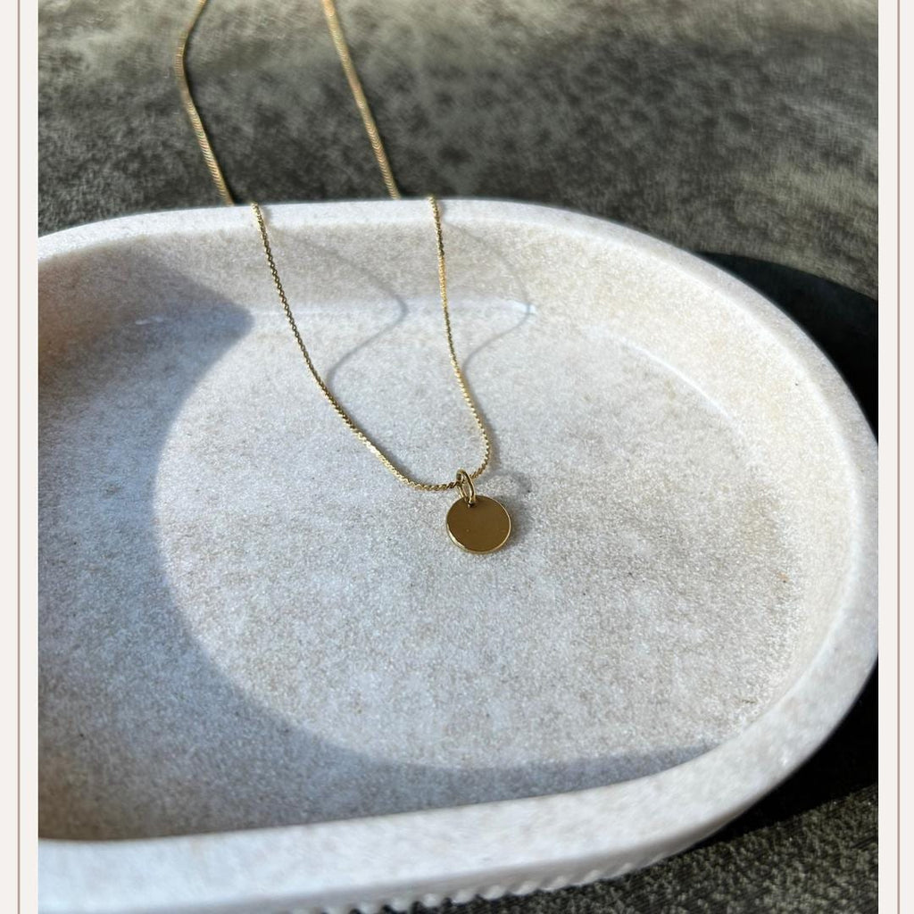 Necklace Finely Gold 45cm for Button Covers