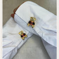Teddybear Gold Button Cover