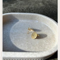 Earring stud big 12mm Gold for Button Covers