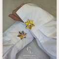 Gold Flower Hearts