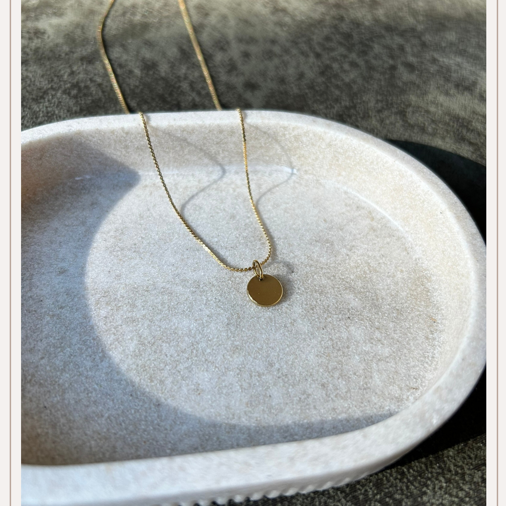 Necklace Finely Gold 35cm for Button Covers