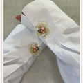 Pearl Flower 5 Soft Pink Button Cover