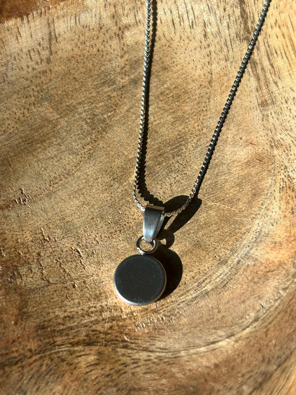 Necklace Finely Silver 45cm for Button Covers