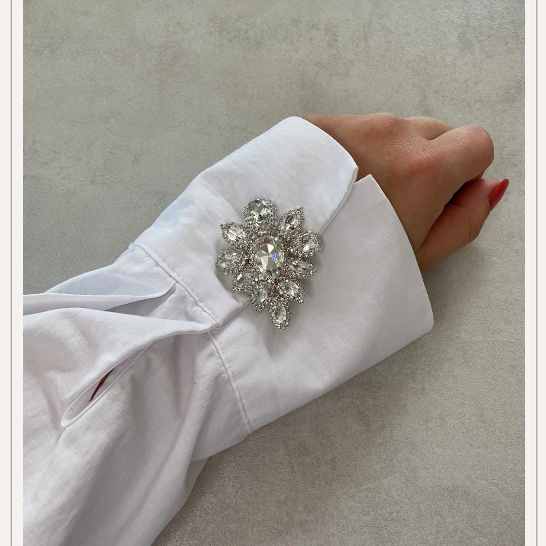 Stone Drop Multi 1 pcs Button Cover
