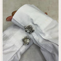 Buttercup Flower Silver Button Cover