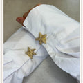Starfish Medium Gold Button Cover