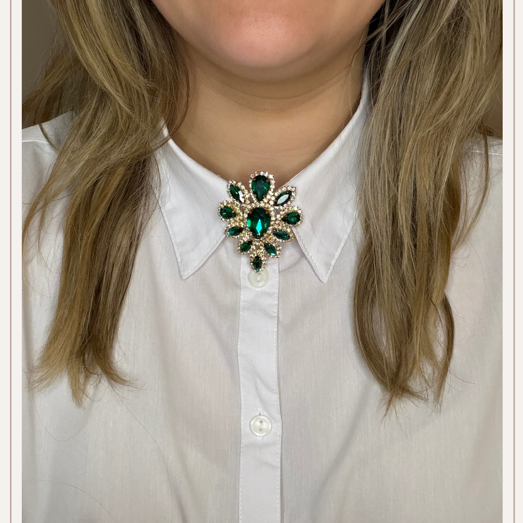 Stone Drop Green 1 pcs Button Cover